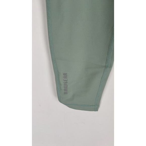 RawGear BM2001 High Rise Pocket Leggings Smoke Green Womens Size Large New - Picture 4 of 9